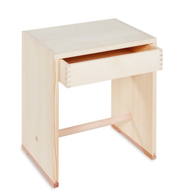 Show details for Ulm Stool with drawer Picture of Ulm Stool with drawer